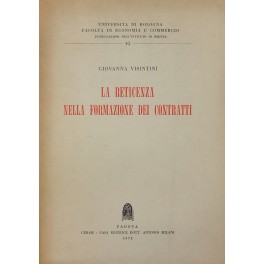 La reticenza nella formazione dei contratti