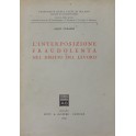 L'interposizione fraudolenta nel diritto del lavor