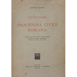 Istituzioni di procedura civile romana. 