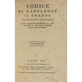 Codice di Napoleone il Grande Codice di Napoleone il Grande