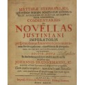 Matthiae Stephani ... Commentarius in Novellas Justiniani Imperatoris