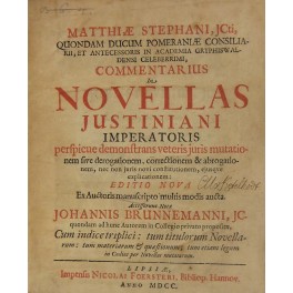 Commentarius in Novellas Justiniani Imperatoris