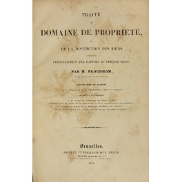 Traite du domaine de propriete