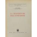 La riapertura dell'istruzione
