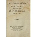 Il Tirannicidio disapprovato al cospetto di un tribunale famoso