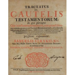 Tractatus de cautelis testamentorum Tractatus de cautelis testamentorum