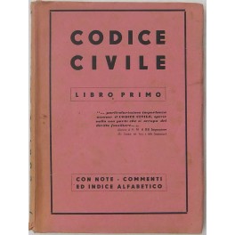 Codice civile. Primo libro