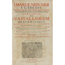 J. Mariae Novarii.. Tractatus de vassallorum gravaminibus J. Mariae Novarii.. Tractatus de vassallorum gravaminibus