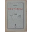 Rivista di Diritto Processuale. Annata 1967.