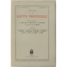 Rivista di Diritto Processuale. Annata 1995. Rivista di Diritto Processuale. Annata 1995.
