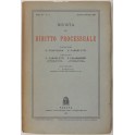 Rivista di Diritto Processuale. Annata 1951.