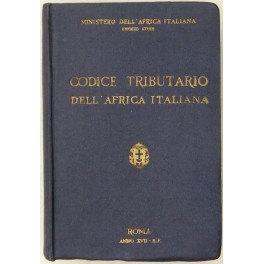 Codice tributario dell'Africa Italiana