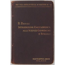 Introduzione enciclopedica alle scienze giuridiche Introduzione enciclopedica alle scienze giuridiche