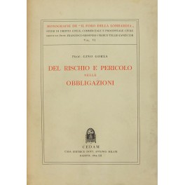 Del rischio e pericolo nelle obbligazioni