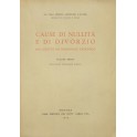 Cause di nullità e di divorzio nel diritto matrimoniale canonico. 