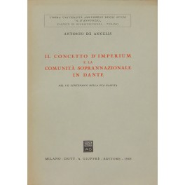 Il concetto d'imperium e la comunità soprannazionale