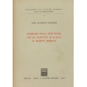 Ricerche sulla struttura delle servitù d'acqua in