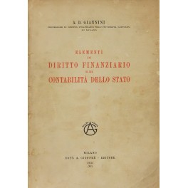 Elementi di diritto finanziario e di contabilità dello Stato