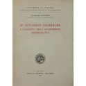 Le situazioni giuridiche e l'oggetto della giurisd