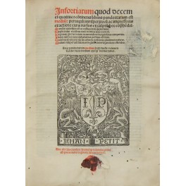 Infortiatum quod decem et quattuor continens pandectarum Infortiatum quod decem et quattuor continens pandectarum