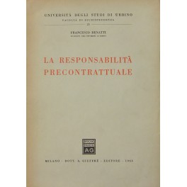 La responsabilità precontrattuale