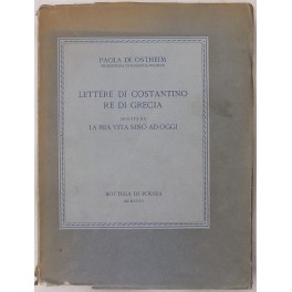 Lettere di Costantino Re di Grecia 