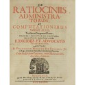 De ratiociniis administratorum et computationibus