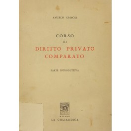 Corso di diritto privato comparato