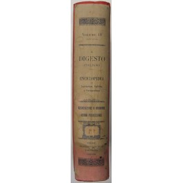 Il Digesto Italiano. Vol. IV - parte seconda - Associazione o riunione-Azioni possessorie