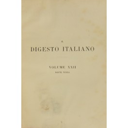 Il Digesto Italiano. Vol. XXII - parte terza - Successione Il Digesto Italiano. Vol. XXII - parte terza - Successione