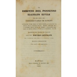 Il diritto del possesso trattato civile Il diritto del possesso trattato civile