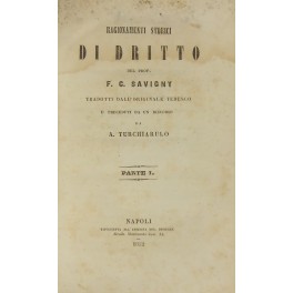 Ragionamenti storici di dritto... Ragionamenti storici di dritto...