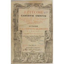 Epitome canonum omnium qui in concilijs generalibus ac prouincialibus, in decreto Gratiani Epitome canonum omnium qui in concilijs generalibus ac prouincialibus, in decreto Gratiani