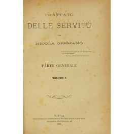 Trattato delle servitù. Trattato delle servitù.