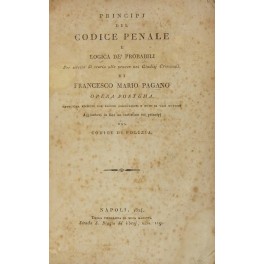 Principj del Codice penale e logica de' probabili