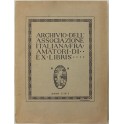 Archivio dell'associazione italiana fra amatori di ex libris. Anno I. N. 1