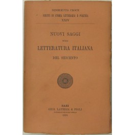 Nuovi saggi sulla letteratura italiana del Seicento