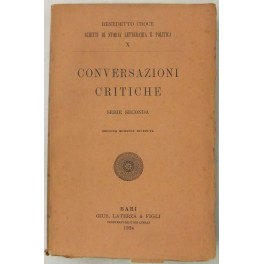 Conversazioni critiche. Serie seconda