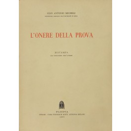 L'onere della prova