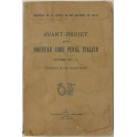 Avant-projet d'un nouveau code penal italien. Octo