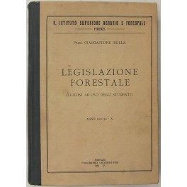 Legislazione forestale Legislazione forestale