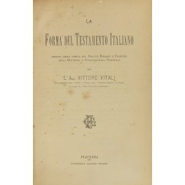 La forma del testamento italiano