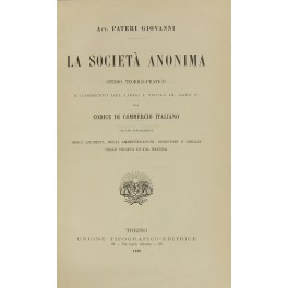 La società anonima