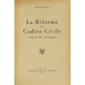 La Riforma del Codice Civile i libri I e III La Famiglia