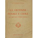 La giustizia penale e civile nei rapporti pregiudi