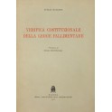 Verifica costituzionale della legge fallimentare