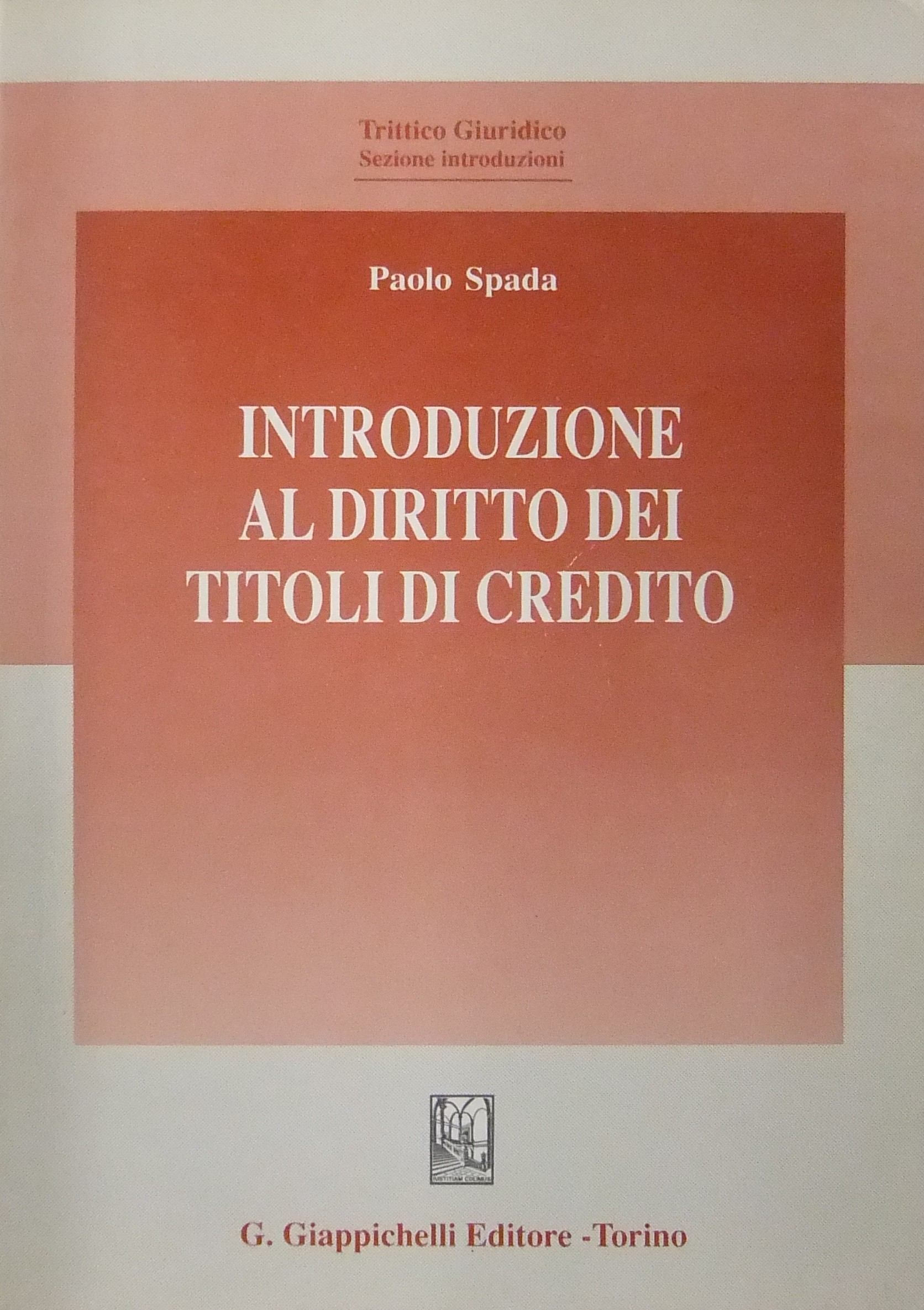 Introduzione al diritto dei titoli di