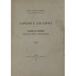 Canoni e usi civici Canoni e usi civici