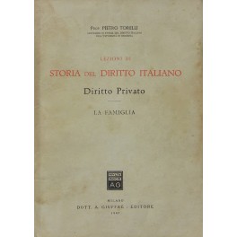 Lezioni di Storia del Diritto Italiano