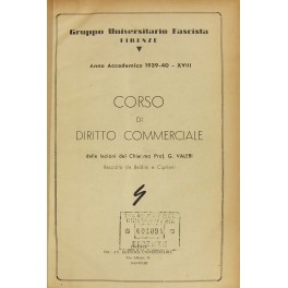 Corso di diritto commerciale dalle lezioni Corso di diritto commerciale dalle lezioni
